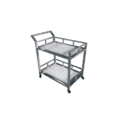 不锈钢双层推车